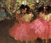 Edgar Degas Dancers in Pink_f china oil painting reproduction